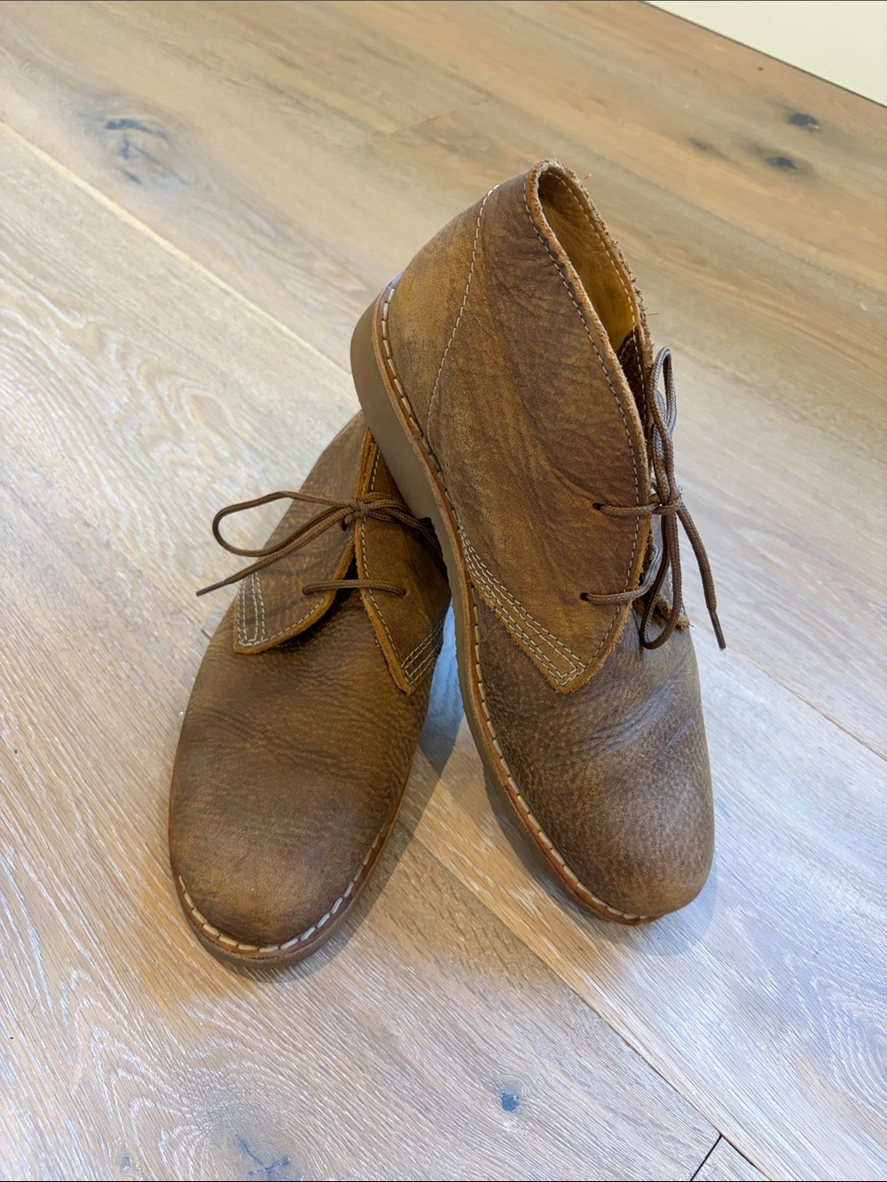 Roots Brown Leather Chukka Boots
